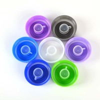 Bouchon en plastique fileté de qualité alimentaire, réutilisable, à visser, pour bouteille d'eau, gourde, couvercle de remplacement