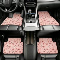 Tapis de sol de voiture antidérapants et imperméables en gros, motif dragon chinois, imprimés sur mesure, 4 pièces, tapis universels pour voiture