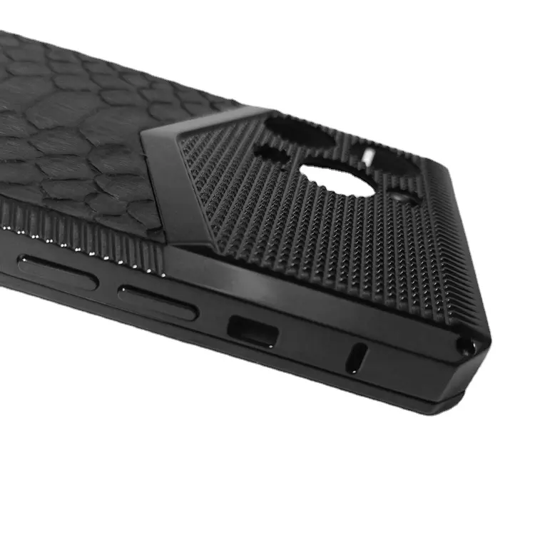 2-in-1 Titanium phone case Real Python skin phone case accept customized design logo