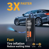 Gonfleur de pneus portable 7,4 V avec manomètre numérique, pompe à air ABS monocylindre pour produits gonflables