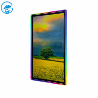 Écran tactile vertical de 43 pouces à double lumière LED, lunette en acrylique, moniteur de jeu 4k