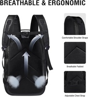 Sac à dos étanche en PVC avec doublure en polyester, fermeture éclair hermétique, capacité de 26 litres, pour les voyages en plein air, la navigation de plaisance et le kayak