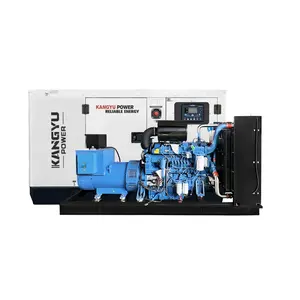 Silent Soundproof Diesel Generator 3 Phase 0KVA 80KVA 100KVA Water-cooled 50hz 60hz open type 750kva generator