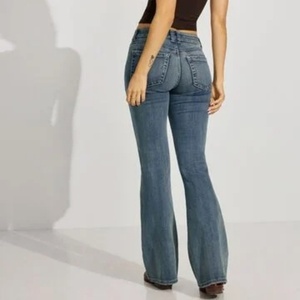 Jeans de Mezclilla Ajustados de Cintura Alta para Mujer, Estilo Moderno 2025, Transpirables, Sólidos, Casuales de Verano - Product Image 3