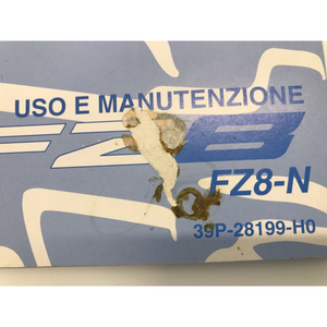 Manual de Uso y Mantenimiento Yamaha FZ8-N Italiano 39P-28199-H0 - Product Image 2