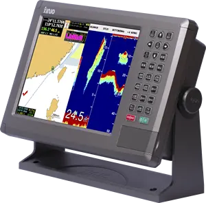 10.4 인치 해양 Fishfinder/에코 낚시 보트 및 선박 XINUO XF-1069GF 에코 Soundeur 물고기 파인더 GPS 콤보