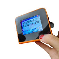 Imprimante jet d'encre TIJ portable haute vitesse INCODE, machine de codage de date et de lot industrielle avec encre durable à séchage rapide pour le carton