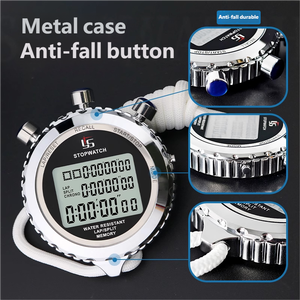 Xách tay điện tử đồng hồ bấm giờ Hẹn giờ với báo động cho theo dõi và lĩnh vực thể thao chạy huấn luyện viên đào tạo cạnh tranh thời gian - Product Image 5