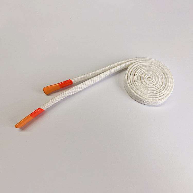 Wholesale Custom Good Quality logo Tag Print Elastic Shoelaces