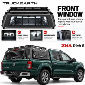 TE ZNA Rich 6, auvent de camion tout en aluminium, auvent modulaire pour camion, couverture multifonctionnelle pour pick-up, pour le rangement d'équipements tout-terrain - Product Image 1