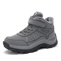 Bottes Oxford pour hommes respirantes, antidérapantes, à lacets, avec empeigne en cuir de vache véritable pour le printemps/l'automne/l'hiver