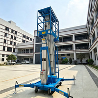 Plateforme de travail en hauteur à double colonne en alliage d'aluminium Eterlift pour l'entretien des usines en intérieur