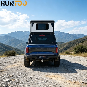 Huntoo - Caravana Desplegable para Camioneta, con Carcasa Rígida de Aluminio Resistente a la Oxidación, Ventana de Malla Transpirable, <span class=keywords><strong>Precio</strong></span> de Fábrica, para Camionetas Compactas - Product Image 1