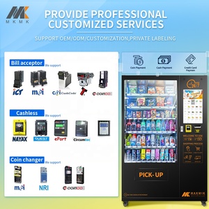 Makmik 24 giờ bán hàng có thể được tùy chỉnh trong nhà màn hình cảm ứng máy bán hàng tự động và Snack và uống Máy bán hàng tự động - Product Image 5
