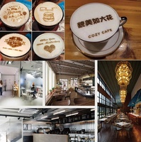 Printer wajah kopi Selfie profesional SUS Body, Mesin kopi bercetak Latte kopi foto makanan Platform Multi sistem