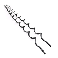 Pièces de télécom d'amortisseur de vibration en spirale hélicoïdale de solution de réduction vibratoire de câble optique de fibre optique de construction résistante