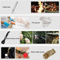 Équipement de survie tactique professionnel, outil de chasse avec trousse de premiers soins dans une pochette pour le camping et la randonnée