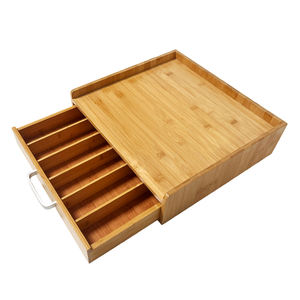 <span class=keywords><strong>Dolce</strong></span> <span class=keywords><strong>gusto</strong></span>-organizador de cápsulas de café k-cup con logotipo personalizado, soporte de cajón, estante de madera de bambú - Product Image 4