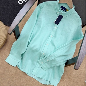 Ral 2026 Luxury Casual Designer Style <b>Yellow</b> Loose-Fitting Sporty Business-Style Spring Long-Sleeved <b>Shirt</b>-<b>For</b> <b>Men</b> ODM 100% - Product Image 3