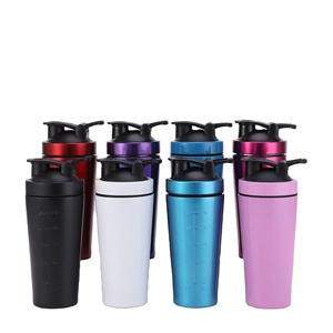 Hot Selling Single Wall 500ML 750ML Fitness Workout Water Bottle Metal <strong>Shaker</strong> Bottle Stainless Steel Gym Protein <strong>Shaker</strong> Bottle - Product Image 1