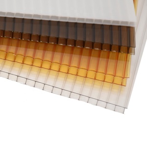 8mm Soleil Feuille <span class=keywords><strong>Polycarbonate</strong></span> Clair Twinwall Serre Solaire <span class=keywords><strong>Plaque</strong></span> <span class=keywords><strong>Polycarbonate</strong></span> / Policarbonato pour Toit - Product Image 4