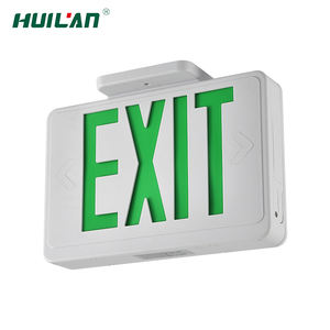 Wholesale <strong>Exit</strong> Sign Light Double Sided Visibility High Temperature Resistant ABS Housing Easy Install <strong>LED</strong> <strong>3</strong> Hours Backup IP30 - Product Image 1