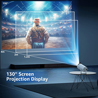 Projecteur intelligent Android HY300 M1 populaire, nouveau, HD 720p, home cinéma, mini LCD portable, 200 ANSI, équipement de présentation en extérieur