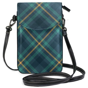 กระเป๋าหนังสะพายข้างผู้หญิงแบบพิมพ์โลโก้ตามสั่ง แฟชั่นสำหรับใส่โทรศัพท์มือถือใบเล็ก - Product Image 6