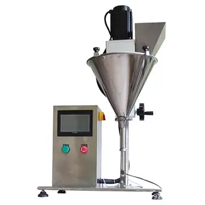 UV300 Semi-Automatic Sugar Spice Coffee Flour Milk Chili Dry Powder Filler Screw Auger Filling Machine