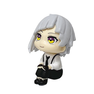 Figura de acción coleccionable de <span class=keywords><strong>anime</strong></span> japonés <span class=keywords><strong>Dazai</strong></span> Osamu, modelo de 2 estilos, versión Q, juguete de dibujos animados Chibi - Product Image 4