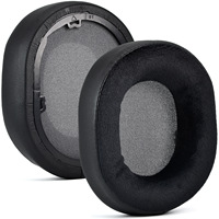 Coussinets d'oreille robustes de qualité supérieure pour CORSAIR HS55 HS55 PRO HS65, coussinets d'oreille en cuir protéiné écologique, approvisionnement en vrac