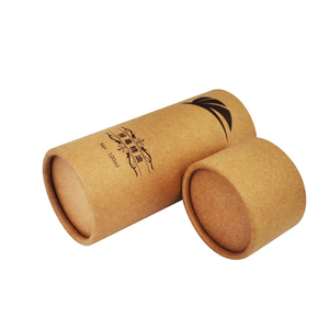 אריזת צנצנת קוסמטיקה עגולה, עשויה קרטון קראפט מתכלה, עמידה למים וניתנת למחזור. - Product Image 3