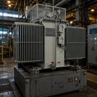 Transformateur triphasé à enroulement en cuivre à double bobine en résine coulée à économie d'énergie 50Hz pour four de fusion par induction