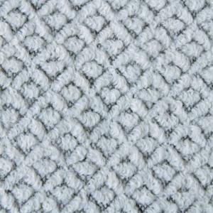 En Stock Livraison Rapide 43% Laine 57% Polyester Noir/Blanc Mélange Diamant Check Loop Tissu Texturé 3D pour Manteau Costume Veste 510GSM - Product Image 4