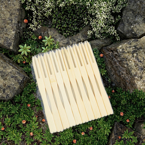 Offerta Speciale: Forchette Monouso Biodegradabili <span class=keywords><strong>in</strong></span> Bambù, Moderne e Economiche, per Uso Domestico e Ristorazione - Product Image 1