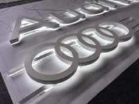 Lettres rétroéclairées en acier inoxydable 304 peintes - Personnalisées pour les chaînes de magasins et les clients réguliers, idéales pour les enseignes de chaînes de commerces