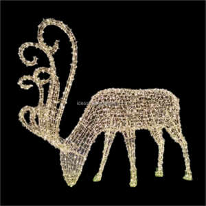 Esculturas Luminosas de Animales Extra Grandes para Exteriores, Renos, Alces, para Decoración de Jardines y Zoológicos de Grado Comercial - Product Image 5