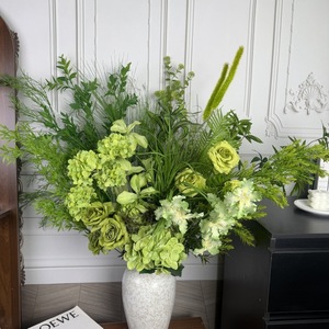 Fiori di Seta <span class=keywords><strong>Serie</strong></span> Verde Erba Artificiale per Decorazioni e <span class=keywords><strong>Allestimenti</strong></span> Matrimoniali - Product Image 4