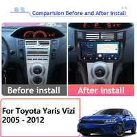 Uis7870 12+256 pour Yaris Vizi 2005-2012 Carplay Android Auto GPS Navigateur 4G DSP Stéréo USB Mains Libres