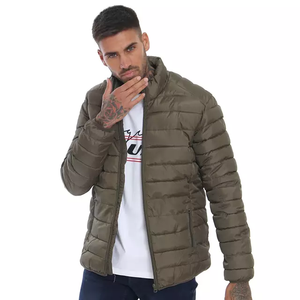 Ome Service เสื้อแจ็กเก็ตขนเป็ดสำหรับผู้ชาย, เสื้อแจ็กเก็ตกลางแจ้งมีฮู้ดสีเทาพร้อมเทคนิคซักสำหรับใช้ในฤดูหนาว - Product Image 5