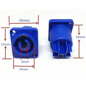 Conector de panel PowerCon de 3 pines con bloqueo para equipos de audio - Product Image 2