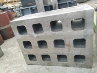Machine automatique de fabrication de blocs creux en ciment sur mesure de grande taille avec ligne de production de briques à haute productivité