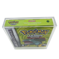 Boîte de protection d'affichage en acrylique premium personnalisée pour jeux GBA GBC Gameboy