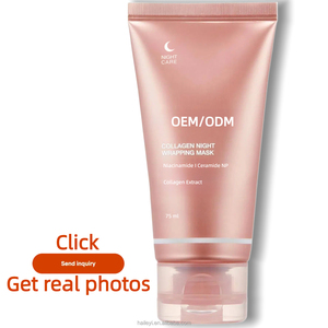Masque de nuit enveloppant <span class=keywords><strong>au</strong></span> collagène, raffermissant, lissant et hydratant, avec collagène, niacinamide et céramide NP - Product Image 2