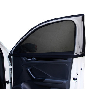 Car <b>Window</b> Shades Mesh Sun Visor Dust <b>Cover</b> Side <b>Window</b> Privacy Protection Film 100x40cm 70x45cm Sucker Installation - Product Image 4
