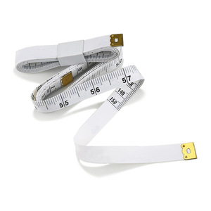 PVC Fiberglass <b>Measuring</b> <b>Tape</b> 1.5M White 13mm Width For Clothing Sewing Use - Product Image 1