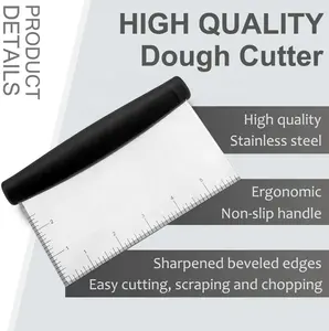 High Quality Stainless Steel Dough Scraper for Baking