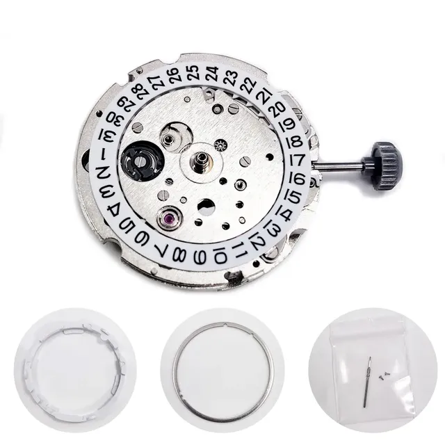 8215 Watch Movement Automatic Mechanical 21 Jewels Date Window Repair Tool Parts Replacement Accessories