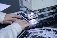 Deson Customized PC Front Label Ms Adhesive Matte Polycarbonate Panel Sticker