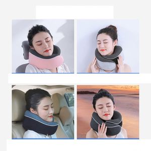 Customized U Shape Support Rest Cervical Airplane Car Memory Foam <b>Travel</b> Neck Pillow Wholesale - Product Image 3